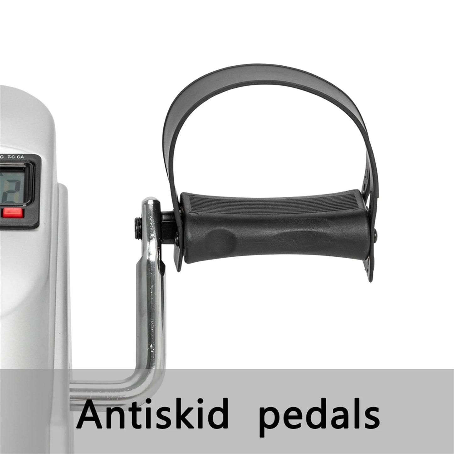 W002K Home Use Hands and Feet Trainer Mini Exercise Bike Silver