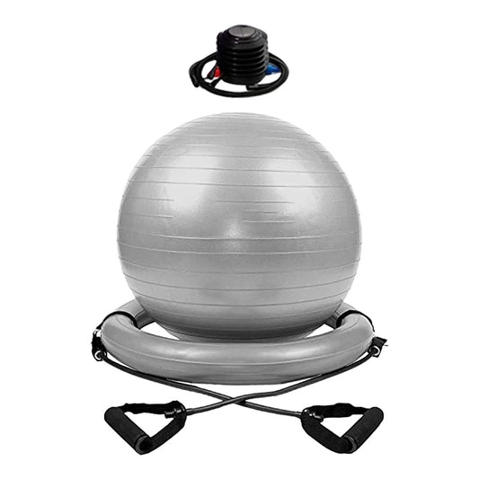 Yoga Ball Chair Kit PVC Heavy Duty Universal with Pump with Inflatable Base